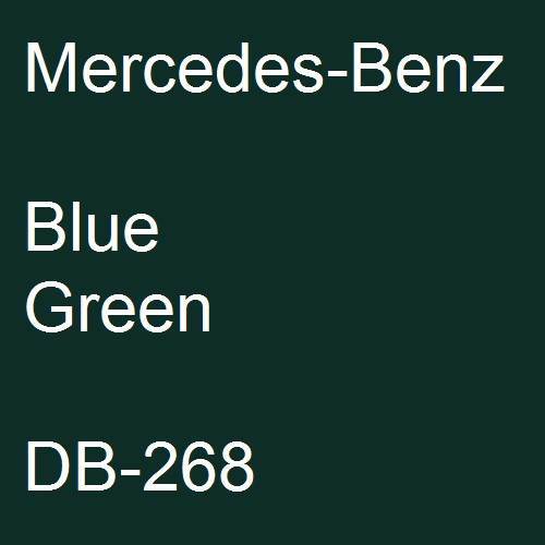 Mercedes-Benz, Blue Green, DB-268.